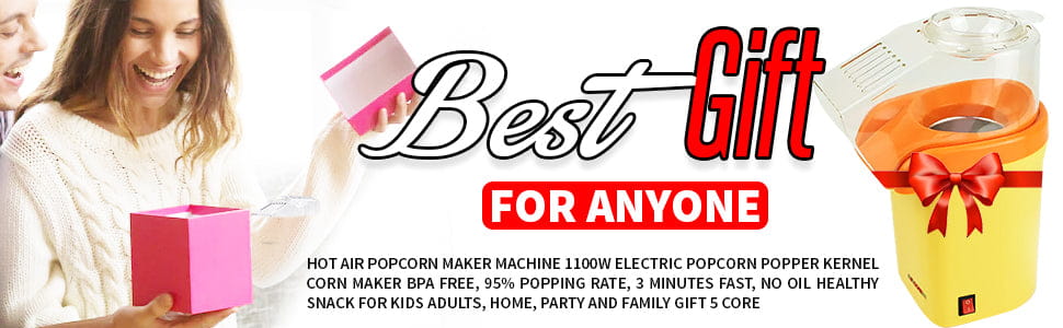 5core popcorn machine 16 cup hot air popper mini portable