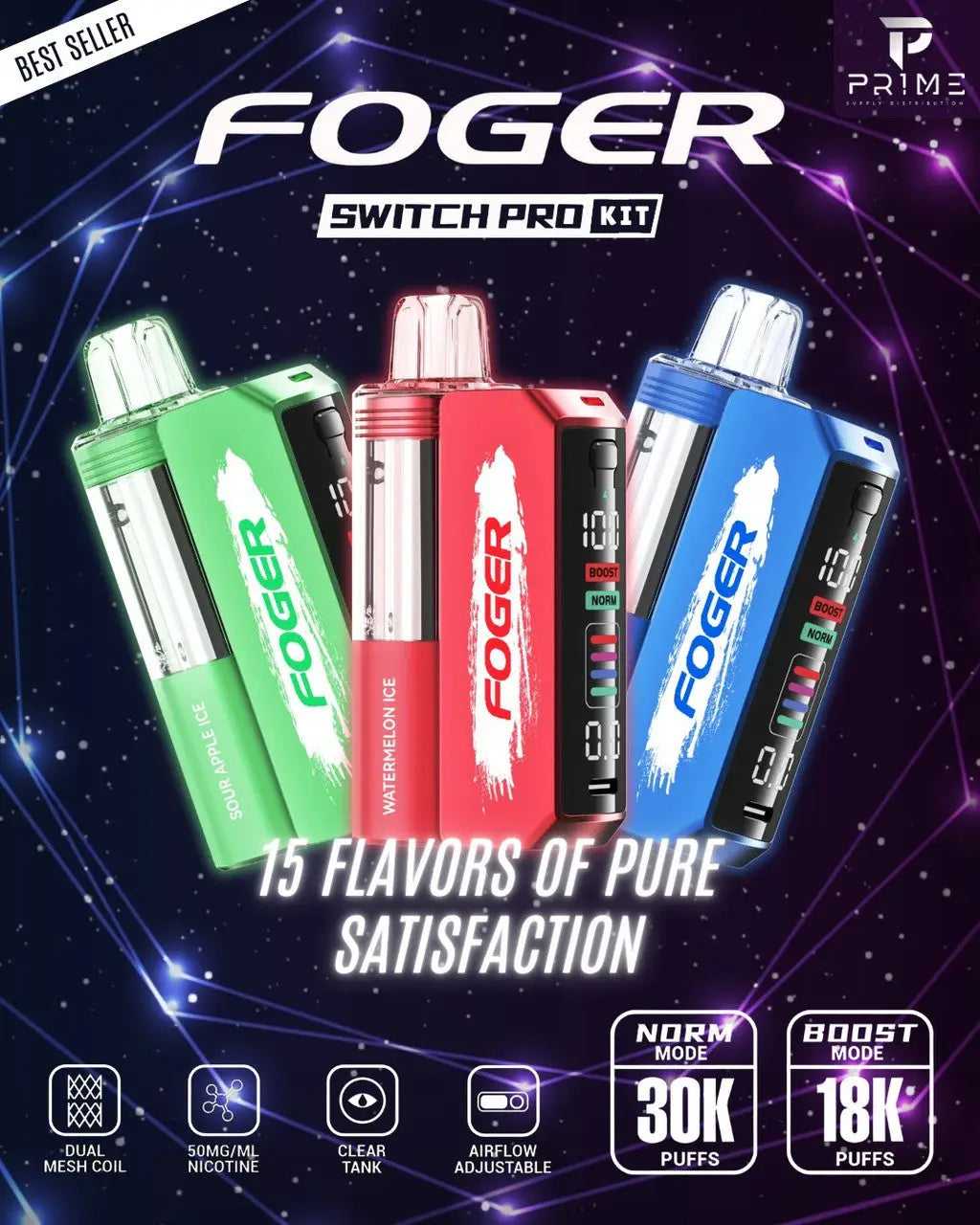 Foger switch pro 30k disposable pod - 19ml
