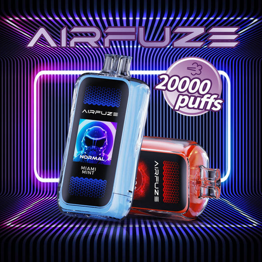 AIRFUZE Jet 20000 Puffs Rechargeable Disposable Device.