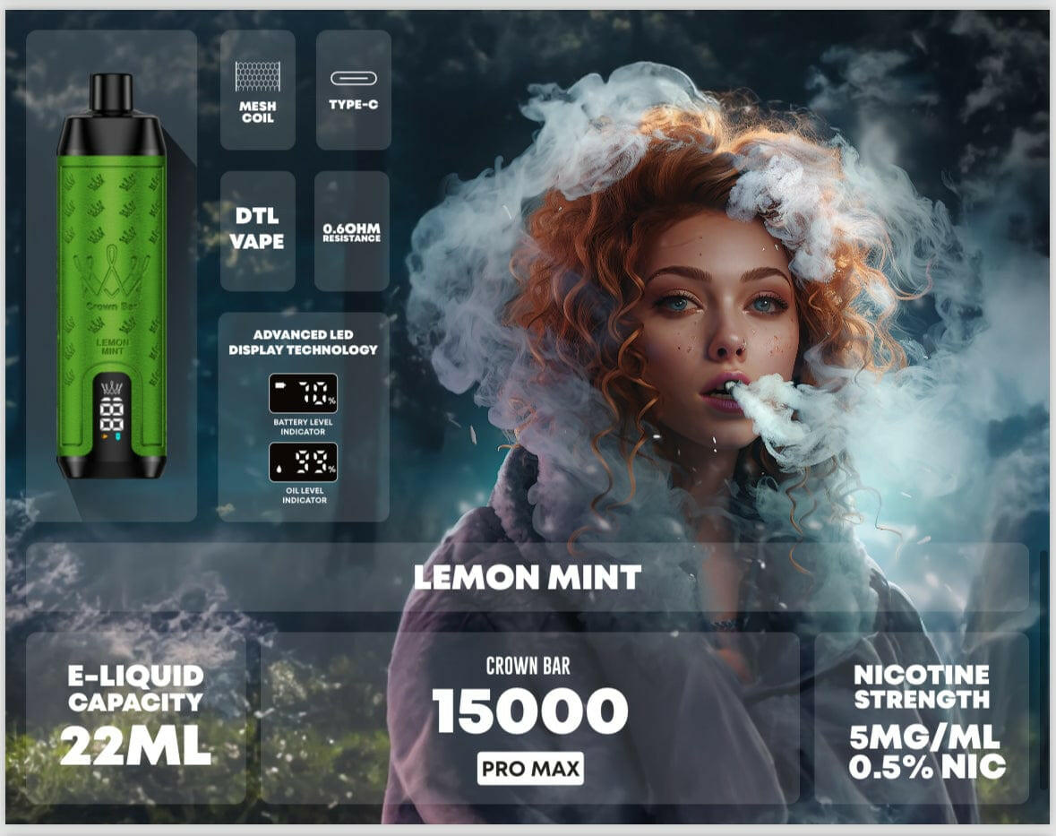 Al Fakher Crown Bar 15000 Pro Max Disposable Vape.