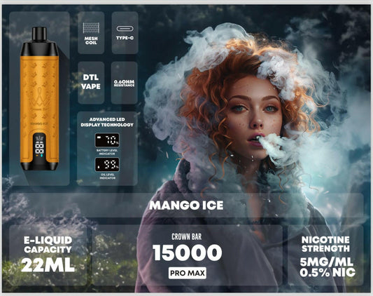 Al Fakher Crown Bar 15000 Pro Max Disposable Vape.