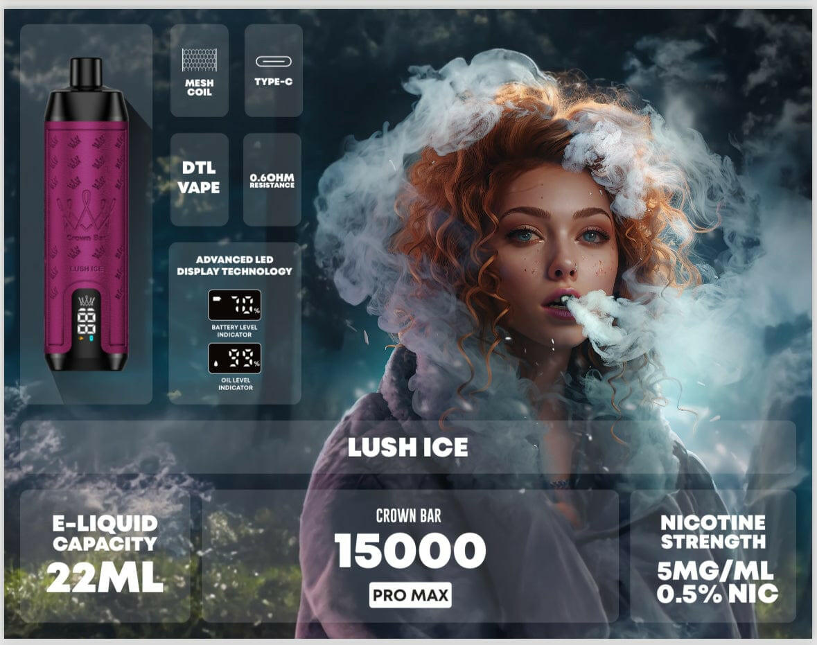 Al Fakher Crown Bar 15000 Pro Max Disposable Vape.