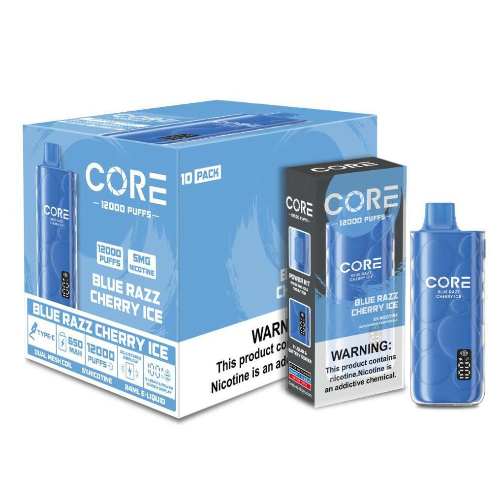 Core 12000 Puff 24ml Rechargeable Disposable vape.