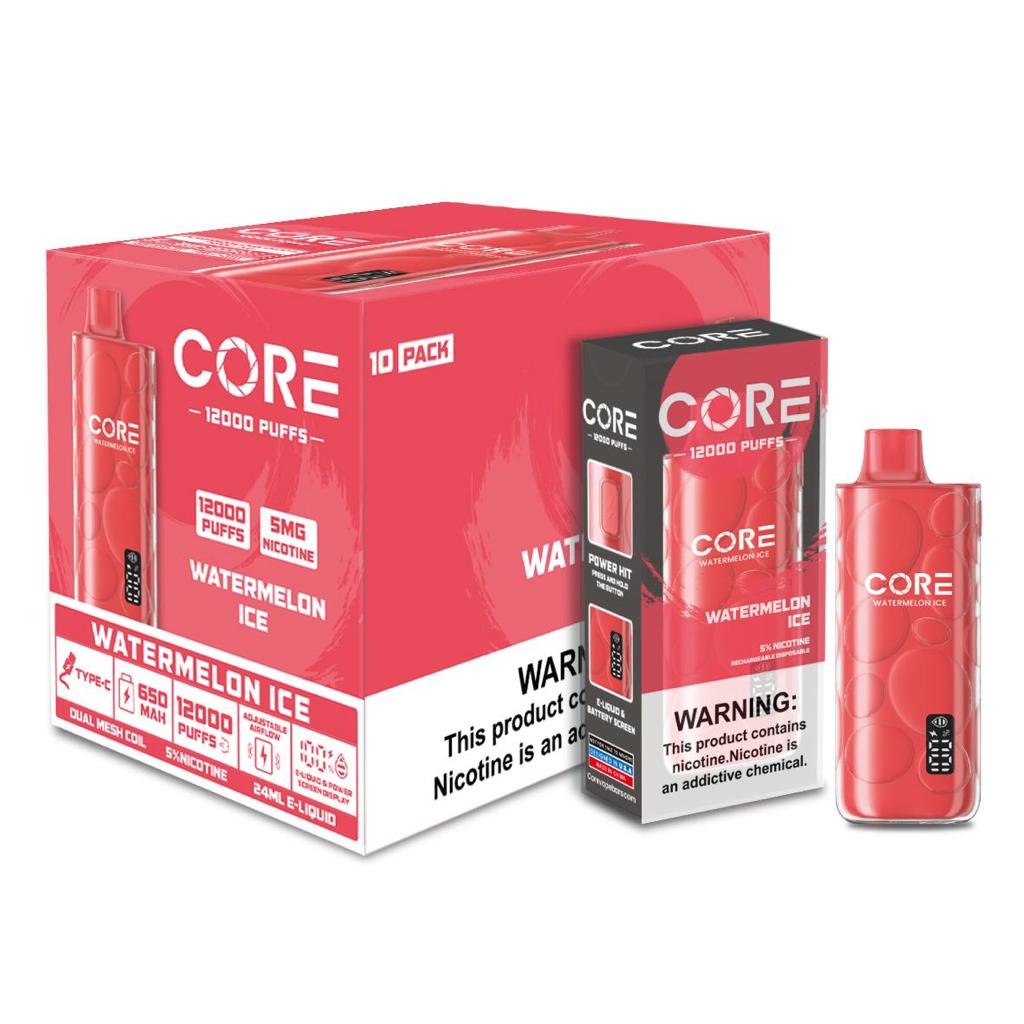 Core 12000 Puff 24ml Rechargeable Disposable vape - 1 Each