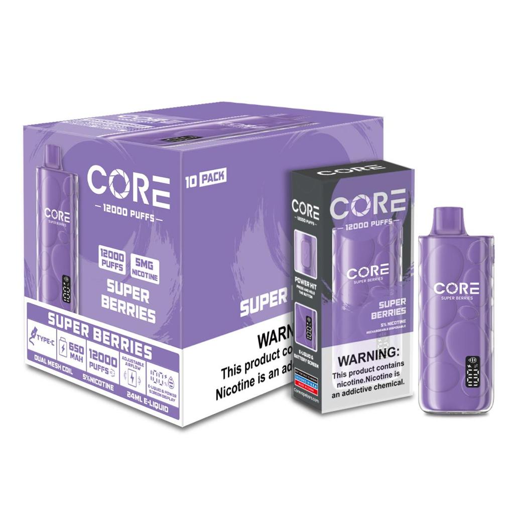 Core 12000 Puff 24ml Rechargeable Disposable vape - 1 Each