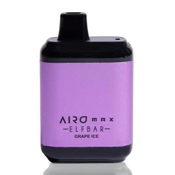 Elf Bar Airo Max 5000 Puffs Disposable Vape - Grape Ice -