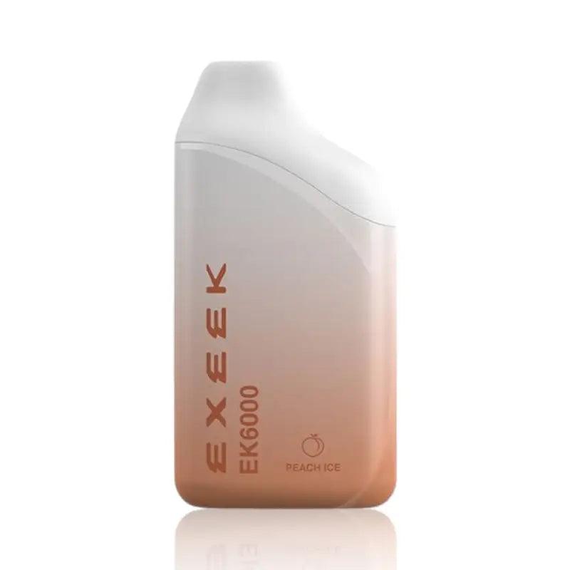 EXEEK EK6000 DISPOSABLE VAPE - 6000 PUFFS - EK6 | Peach Ice