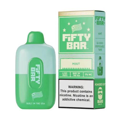 Fifty Bar 6500 Puffs Disposable Vape Device - 1PC - Mint -