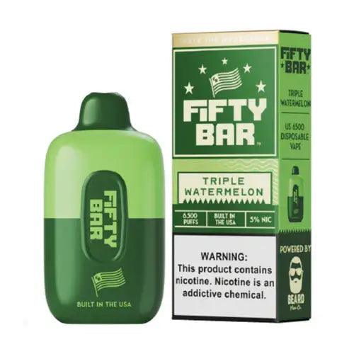 Fifty Bar 6500 Puffs Disposable Vape Device - 1PC - Triple