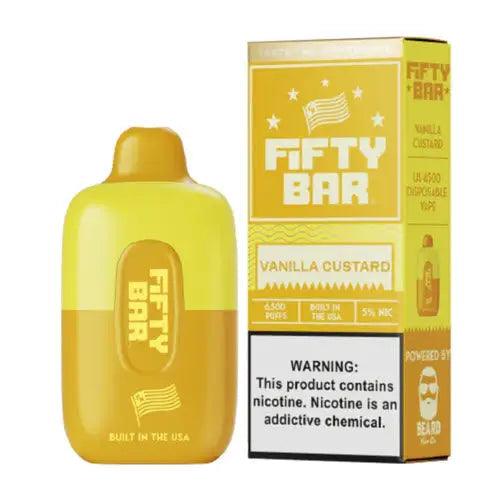 Fifty Bar 6500 Puffs Disposable Vape Device - 1PC - Vanilla