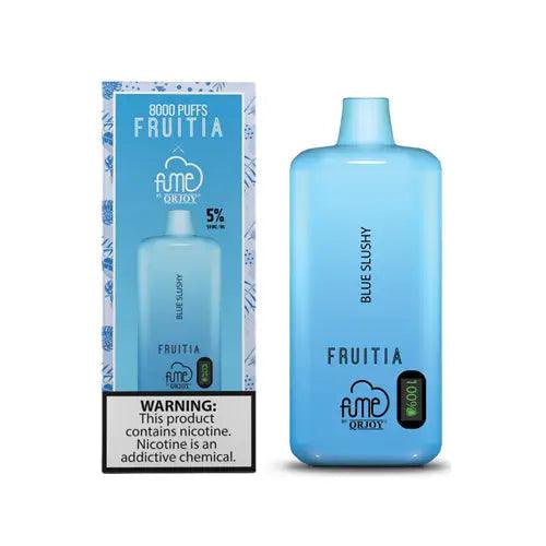 Fruitia x Fume 8000 Puffs Disposable Vape Device - Blue