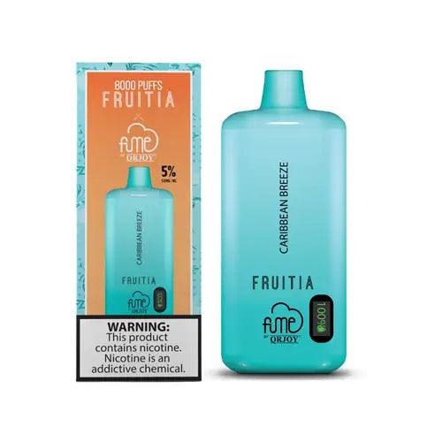 Fruitia x Fume 8000 Puffs Disposable Vape Device - Caribbean