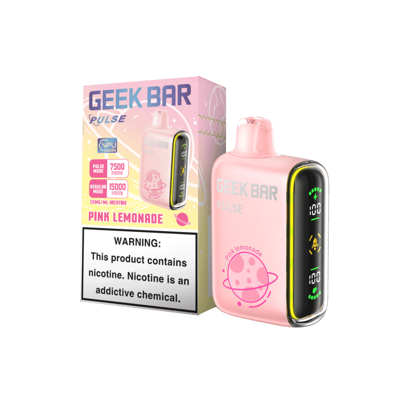 Geek Bar Pulse Disposable Vape 15000 Puffs - Pink Lemonade