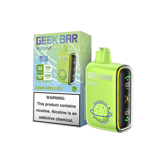 Geek Bar Pulse Disposable Vape 15000 Puffs - Sour Apple Ice