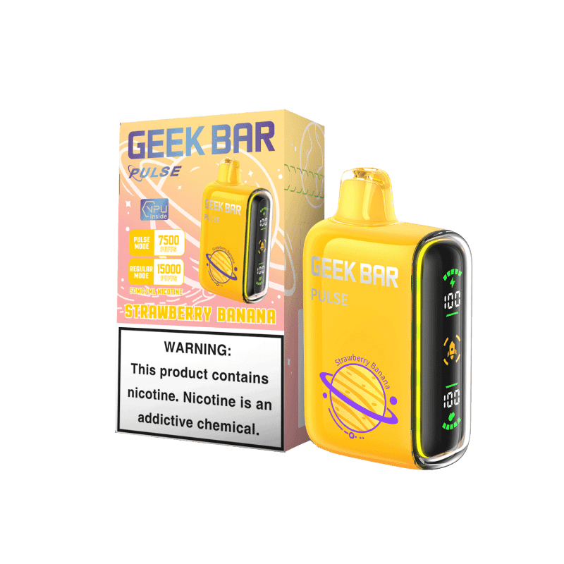 Geek Bar Pulse Disposable Vape 15000 Puffs - Strawberry