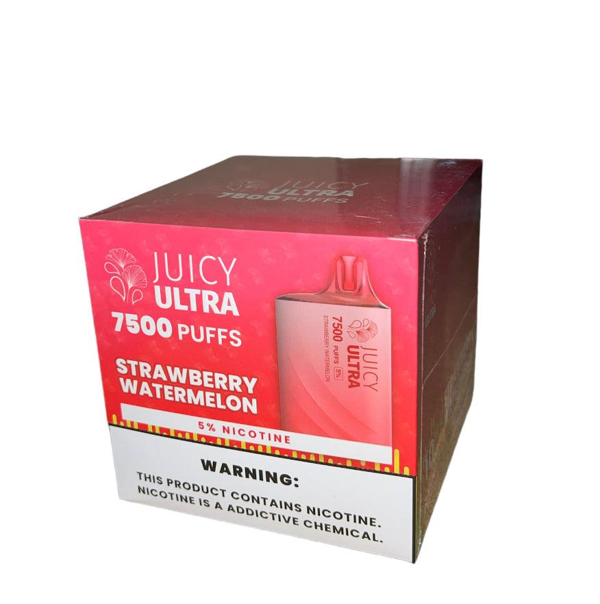 Juicy ultra 7500 puff 5% nic - strawberry watemelon -
