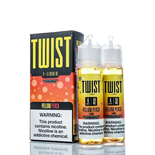 Lemon Twist E-Liquids - Yellow Peach - 120ml.