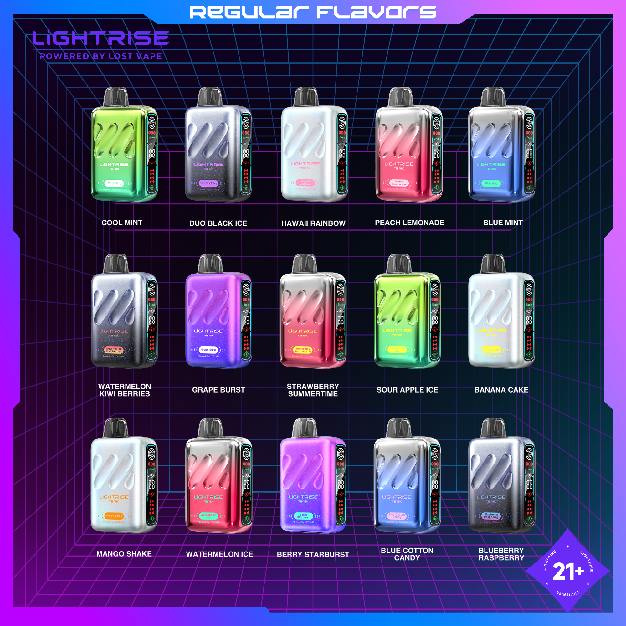 LIGHTRISE TB 18000 Disposable Device.