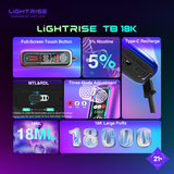 LIGHTRISE TB 18000 Disposable Device.