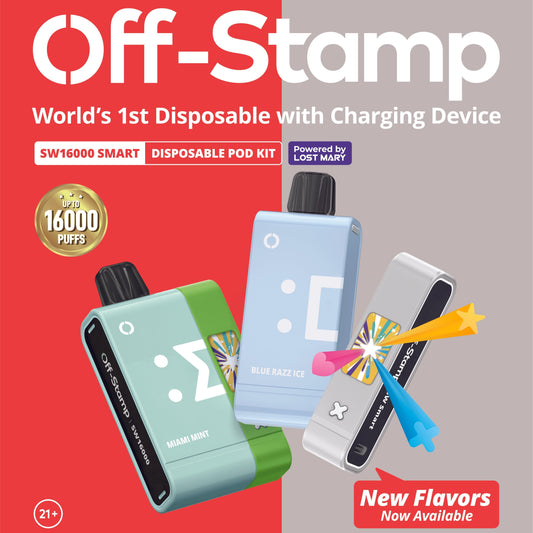 Off-stamp sw16000 disposable kit powered by lost mary –