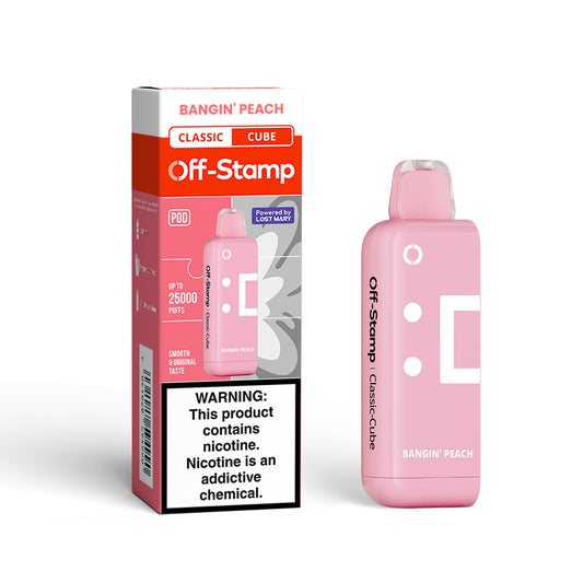 OFF-STAMP X-CUBE CLASSIC CUBE 25K DISPOSABLE POD POWERED BY LOST MARY – 25000 PUFFS.