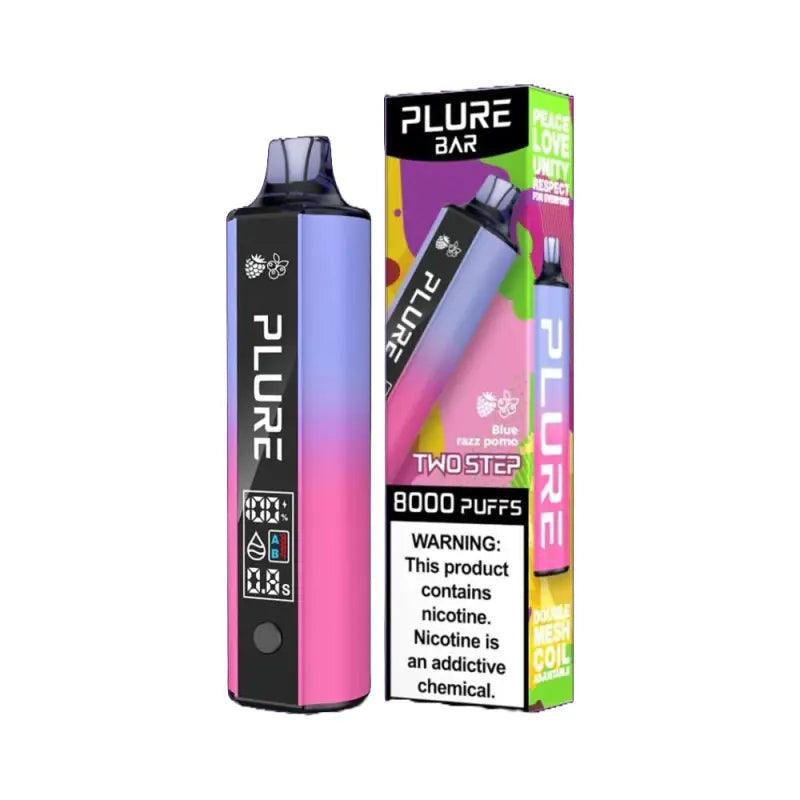 Plure Bar Disposable Vape - 8000 Puffs - Blue Razz Pomo Two