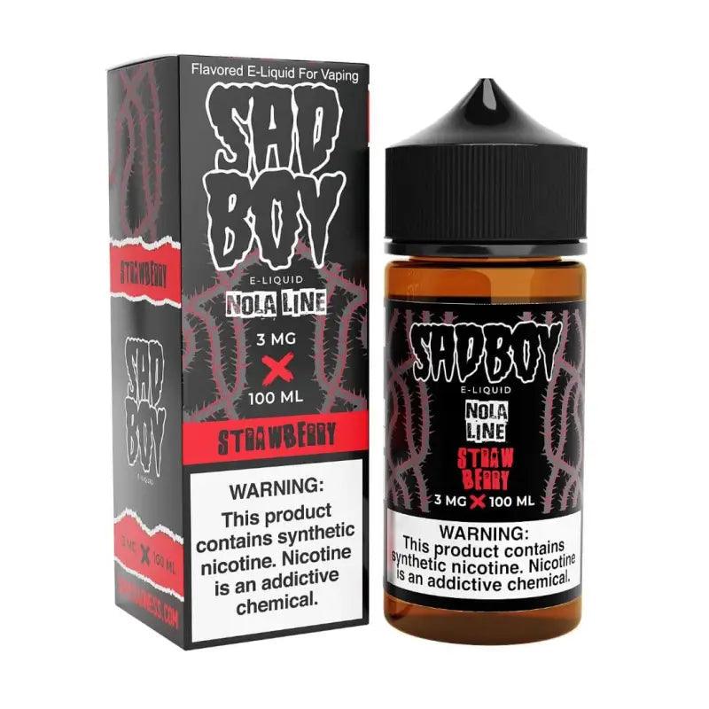 Sadboy Nola Line Strawberry eJuice - eJuice