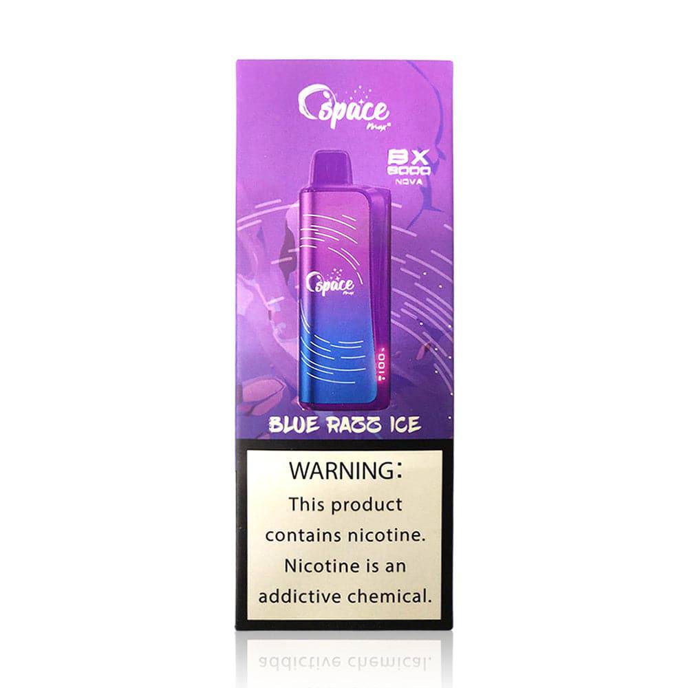 SPACE MAX NOVA BX8000 DISPOSABLE VAPE - Blue Razz Ice -