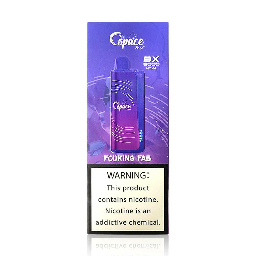 SPACE MAX NOVA BX8000 DISPOSABLE VAPE.