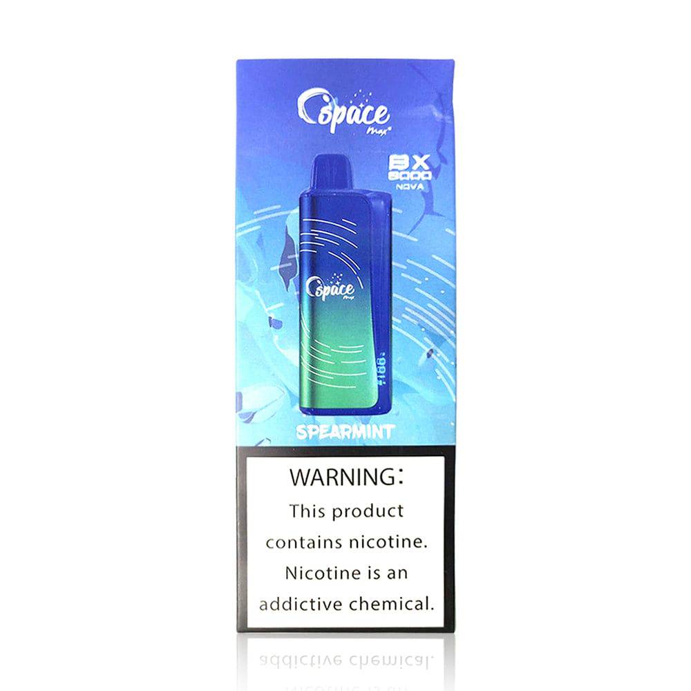 SPACE MAX NOVA BX8000 DISPOSABLE VAPE - Spearmint -