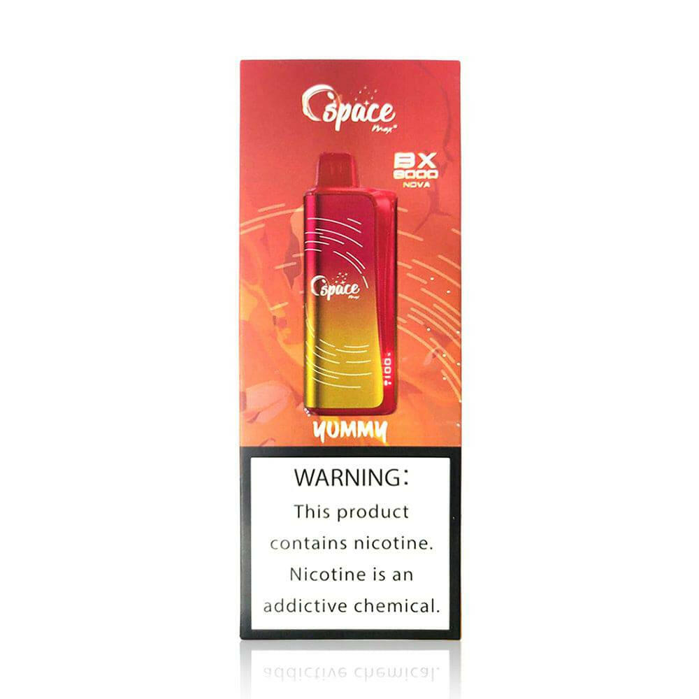 SPACE MAX NOVA BX8000 DISPOSABLE VAPE.