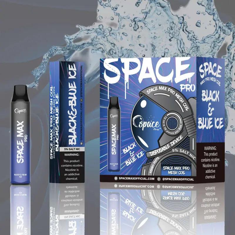 Space Pro Max Mesh 4500 Puffs - Black & Blue Ice