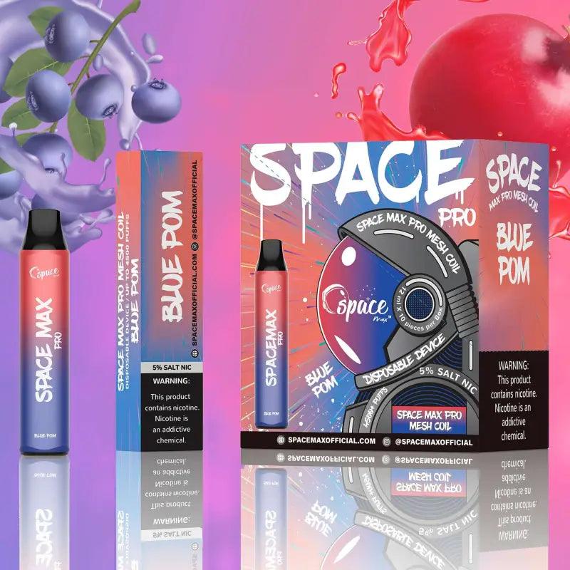 Space Pro Max Mesh 4500 Puffs - Blue Pom