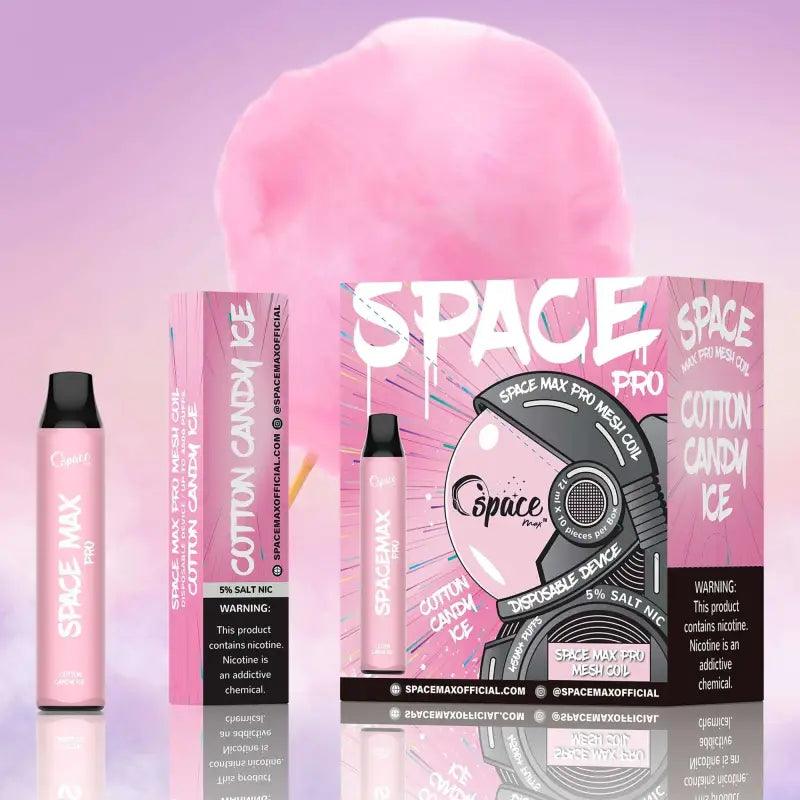 Space Pro Max Mesh 4500 Puffs - Cotton Candy Ice