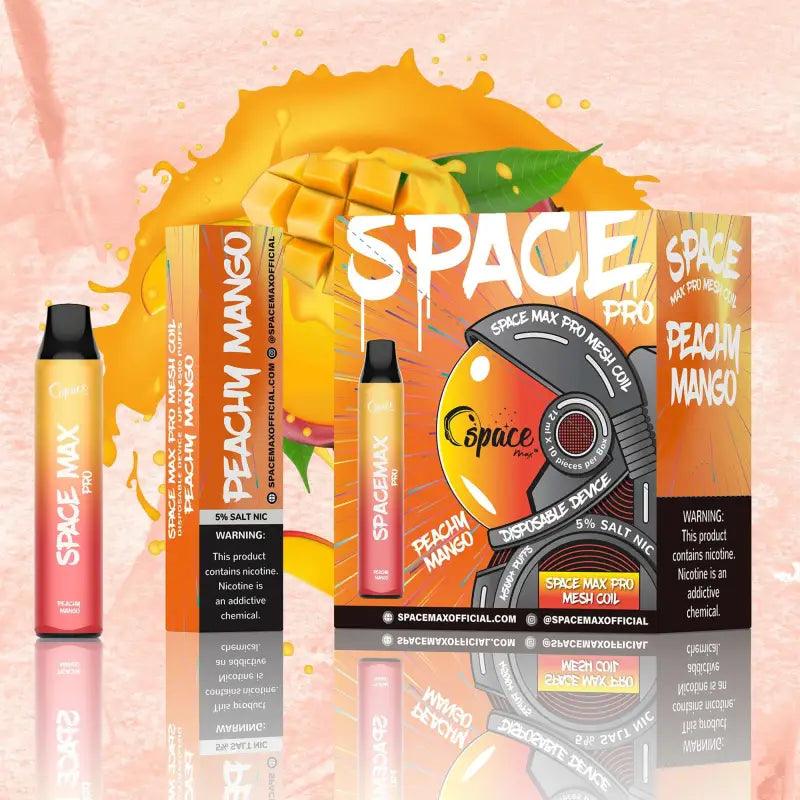 Space Pro Max Mesh 4500 Puffs - Peach Mango