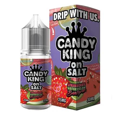 Strawberry Watermelon Bubblegum by Candy King On Salt 30ml