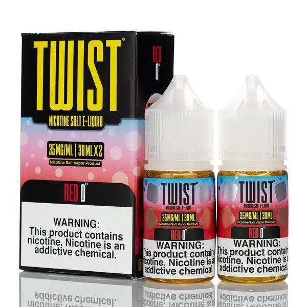 Twist Salt E-Liquid - Red 0°- 60ml.