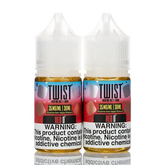 Twist Salt E-Liquid - Red 0°- 60ml.
