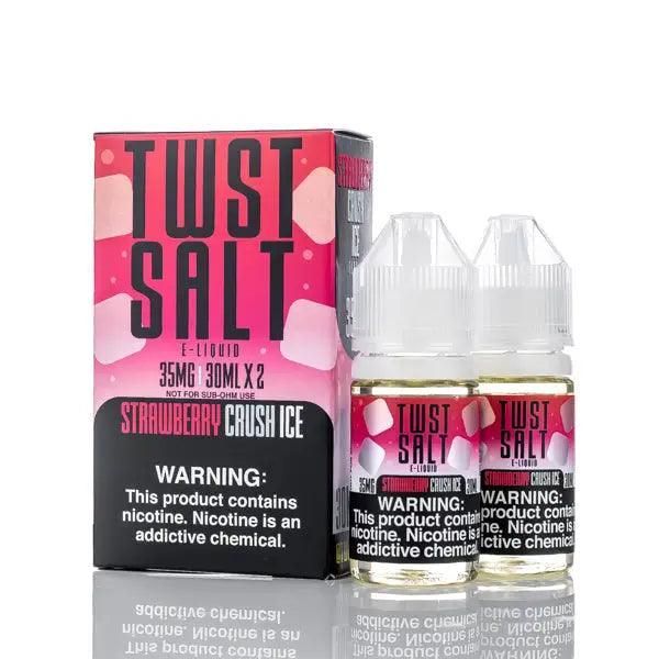 TWST Salt E Liquid - Ice Strawberry Crush - 60ml - Nicotine