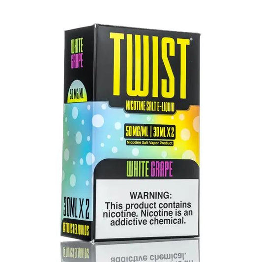 TWST Salt E Liquid - White Grape - 60ml - Nicotine Salt E