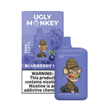 Ugly monkey 5000 puffs disposable vape device - blueberry