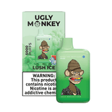 Ugly monkey 5000 puffs disposable vape device - lush ice -