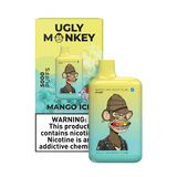 Ugly monkey 5000 puffs disposable vape device - mango ice -