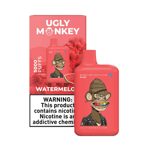 Ugly monkey 5000 puffs disposable vape device - watermelon -