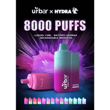 Urbar X HYDRA | 8000 Puffs
