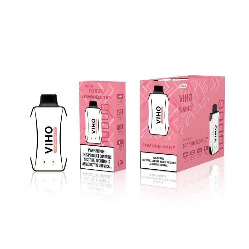 Viho Turbo 10000 Puff Disposable - Strawmelon Icy -